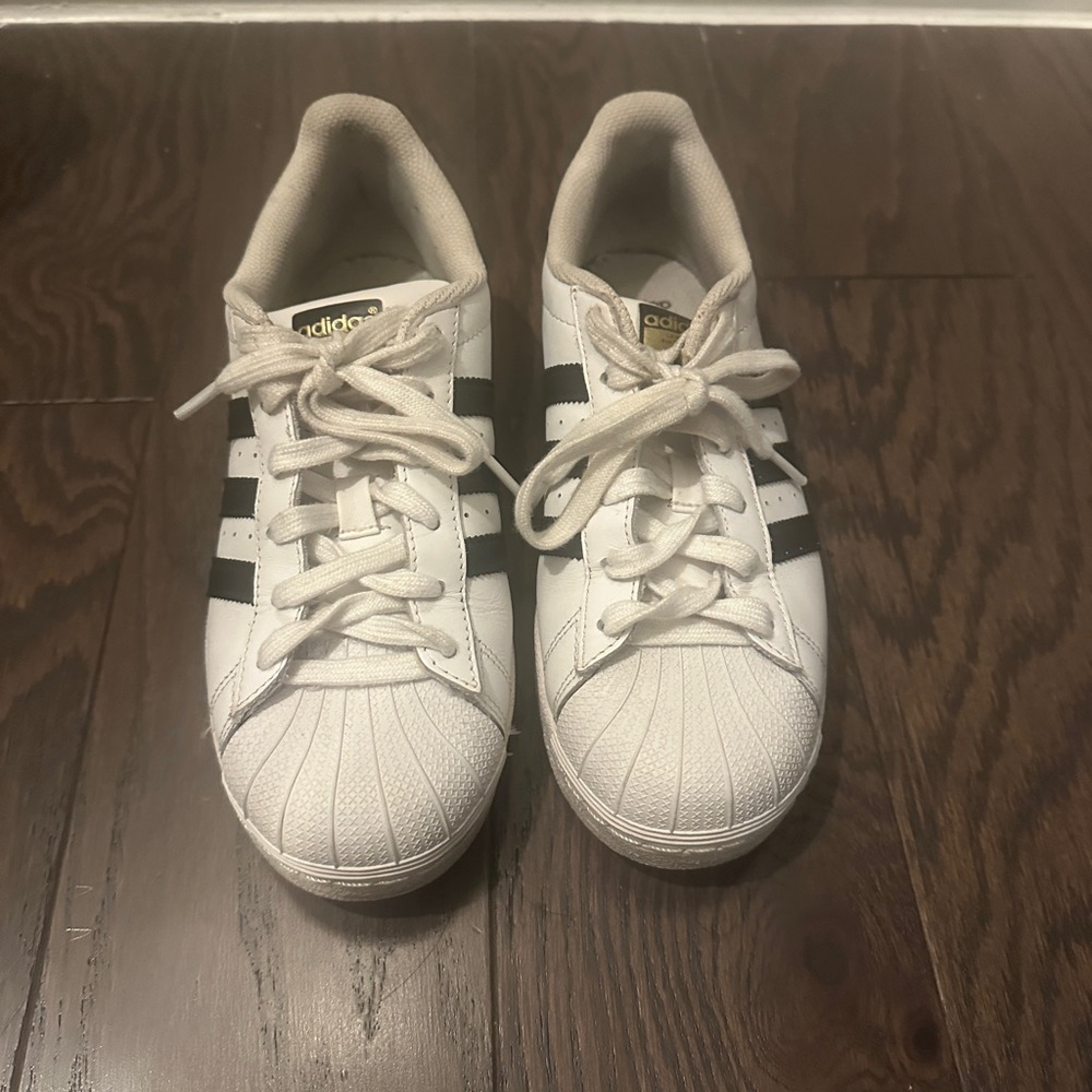 Adidas White and Black Classic Sneakers